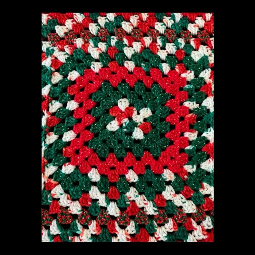 Handcrafted Christmas Table Runner/Lap Blanket - NEW!